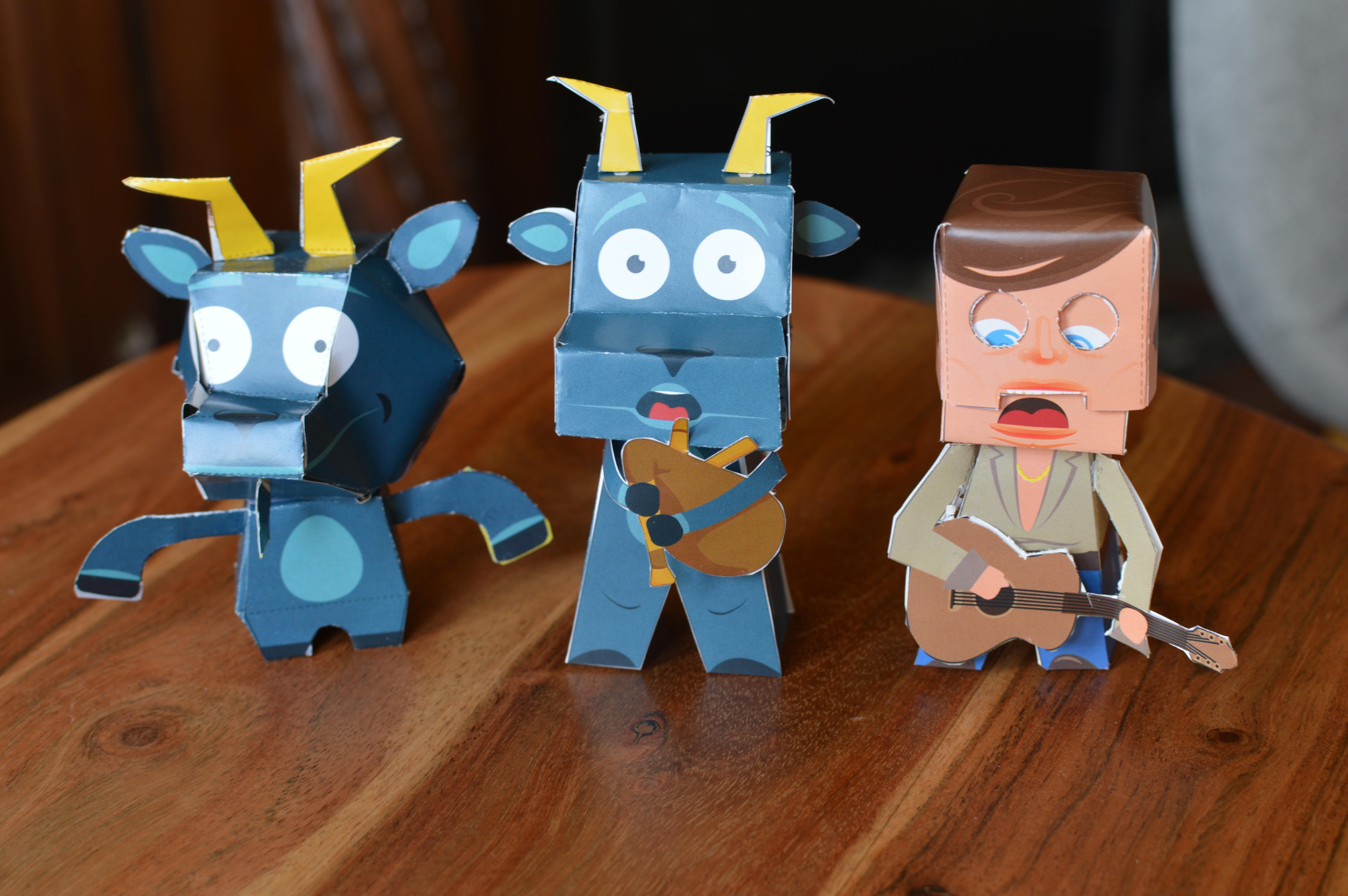 paper toy méli joe joe